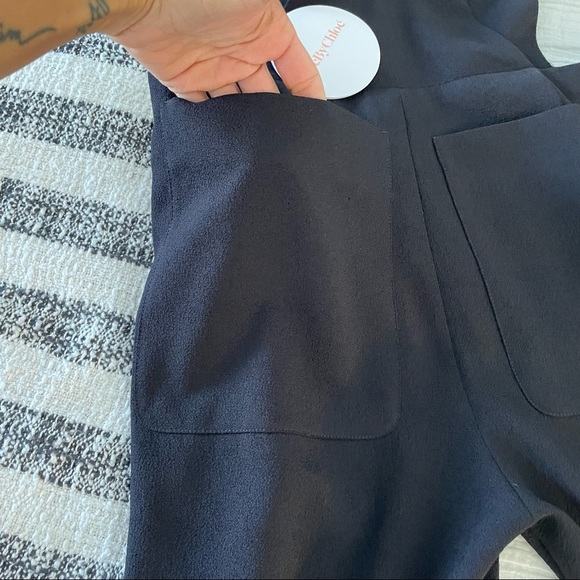 See By CHLOE black crepe jumpsuit size 34 Converts to US 4 - Picture 3 of 16